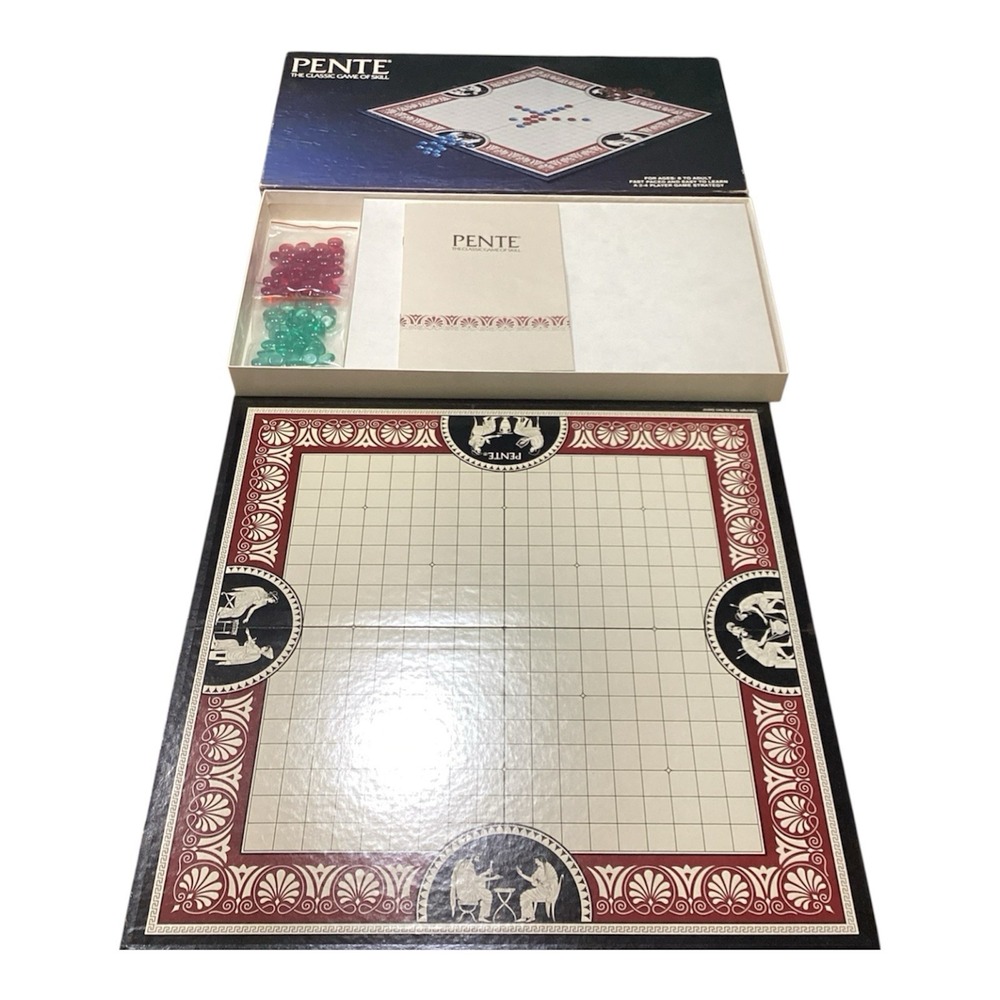 Pente Board Game Complete Vintage 1982